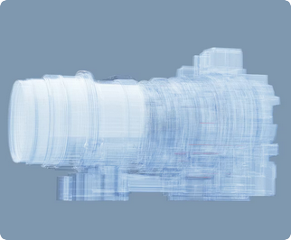 A translucent scanner sensing through a system — continuous visibility into live state